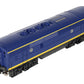 Lionel 6-18122 O Santa Fe F3 Blue/Yellow Non-Powered Diesel B-Unit #200B w/RS II LN/Box
