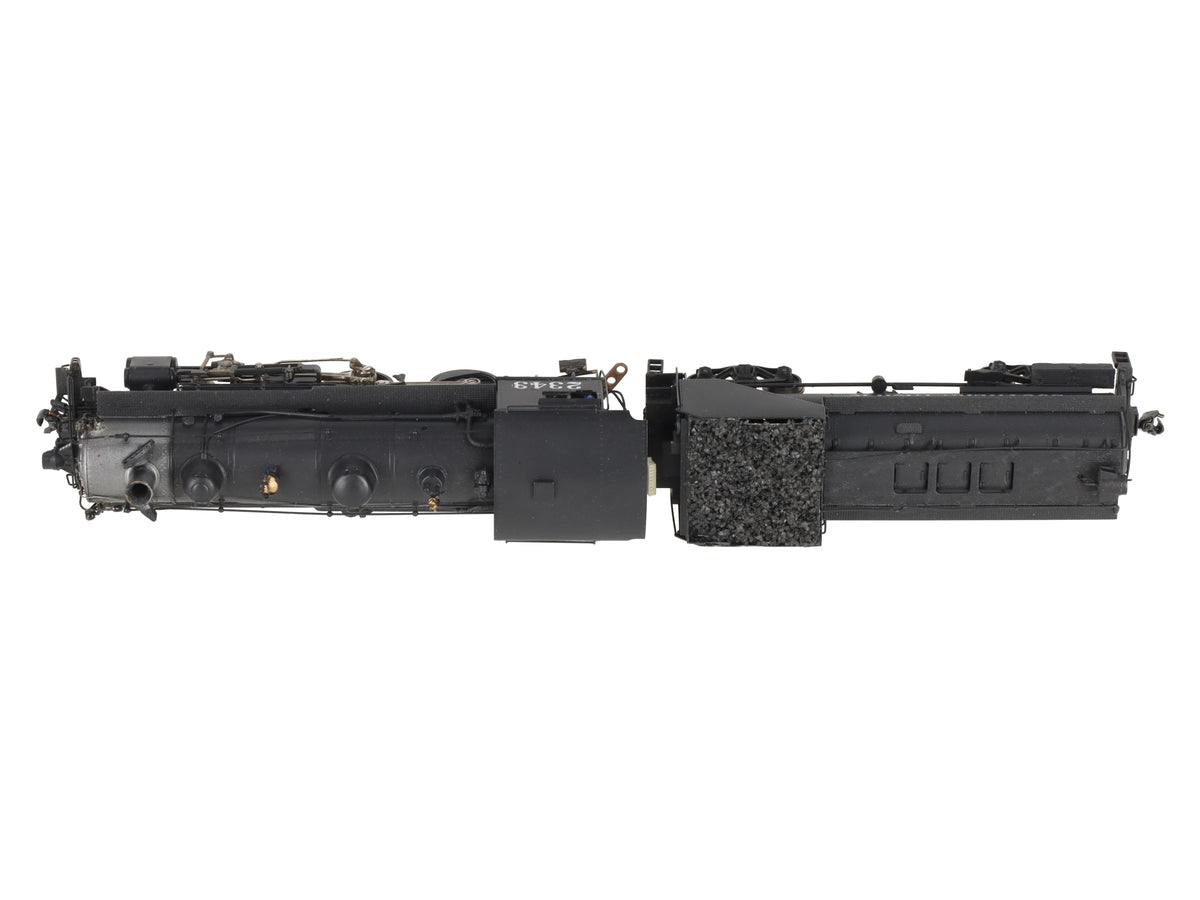 Sunset Models 170a-1 HO BRASS SP 2-8-0 Steam w/Whale Back Tender/Box