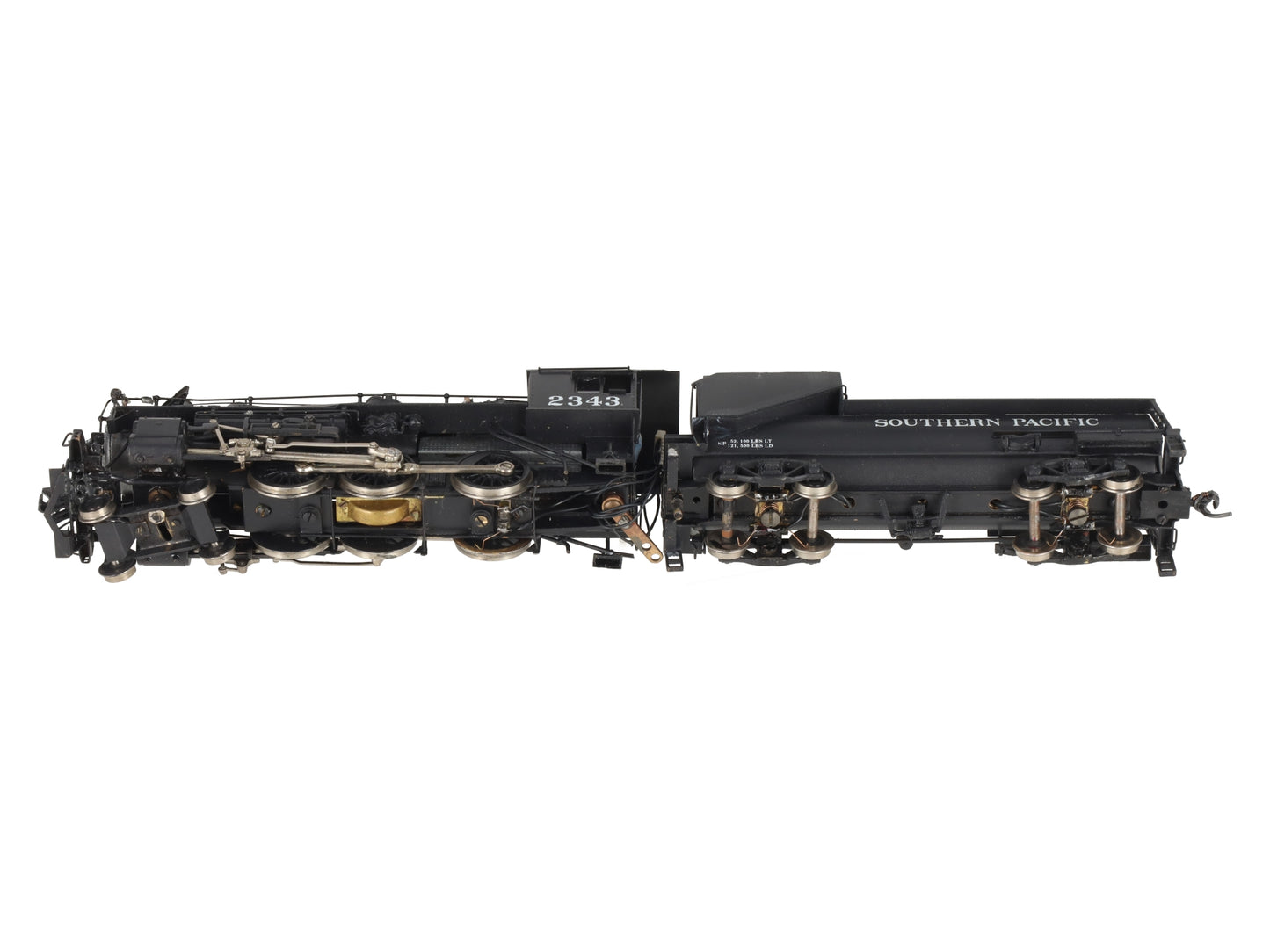 Sunset Models 170a-1 HO BRASS SP 2-8-0 Steam w/Whale Back Tender/Box