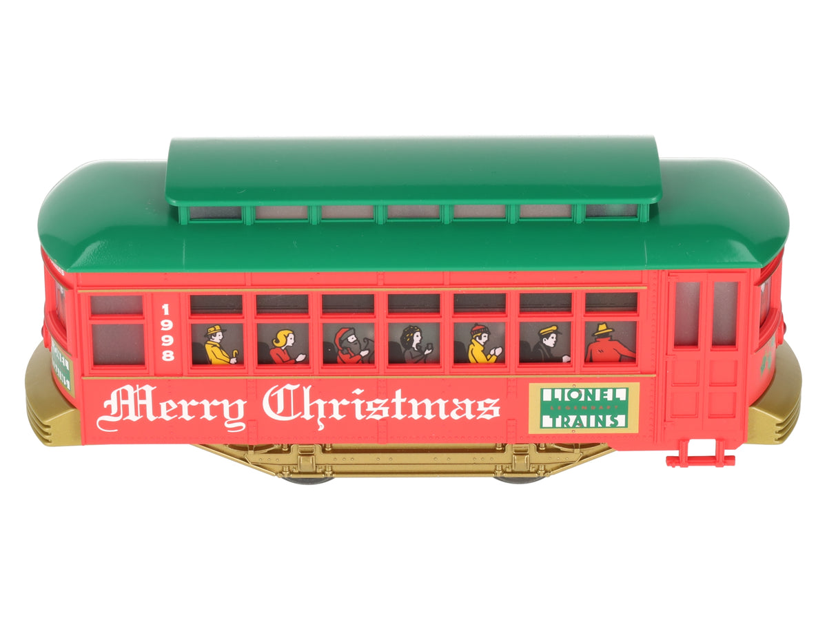 Lionel 6-11981 O Gauge 1998 Holiday Trolley Set #109 LN/Box