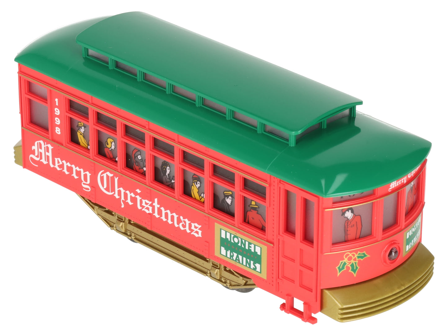Lionel 6-11981 O Gauge 1998 Holiday Trolley Set #109 LN/Box