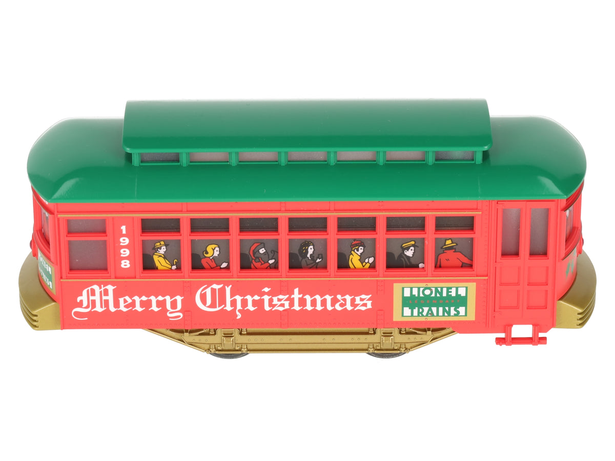 Lionel 6-11981 O Gauge 1998 Holiday Trolley Set #109 LN/Box