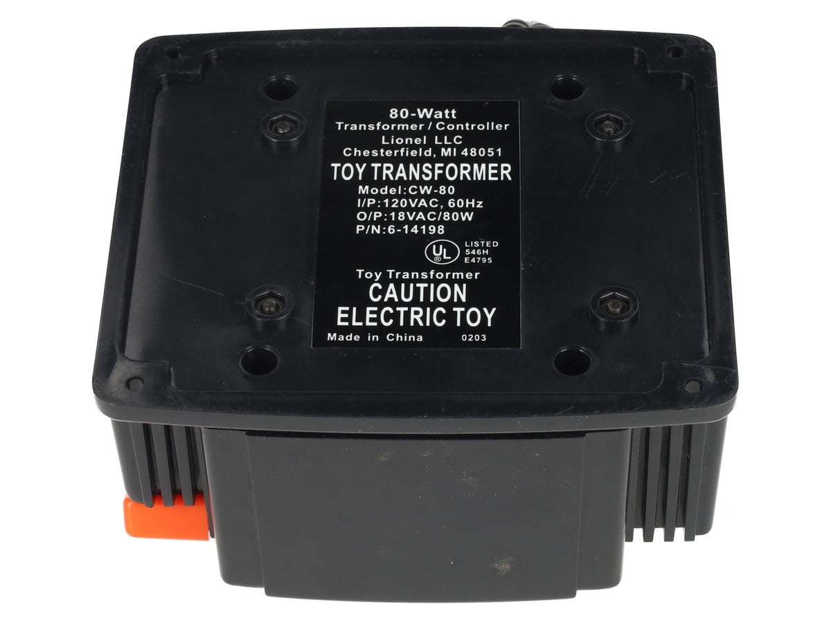 Lionel 6-14198 O Gauge CW-80 80 Watt Transformer EX