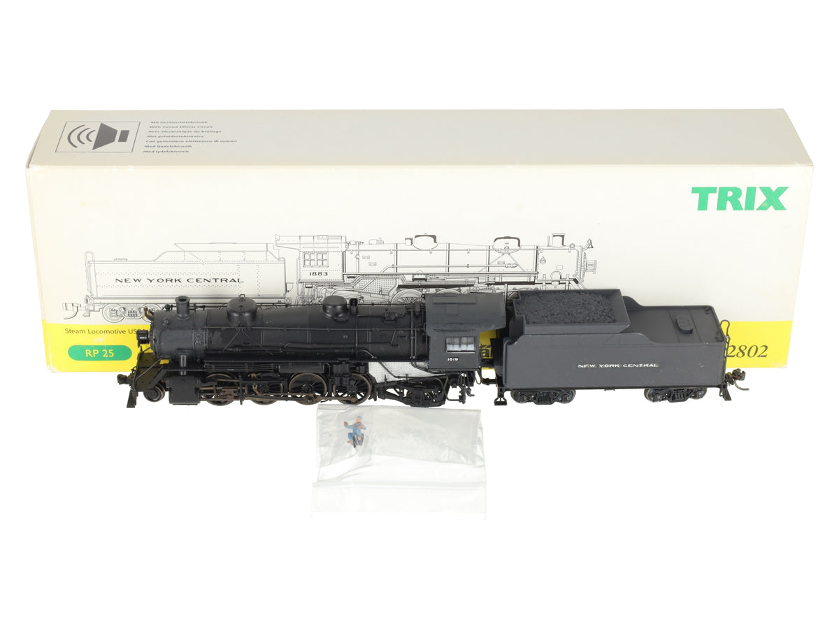 Trix 22802 HO Scale New York Central 2-8-2 Mikado #1883 w/DCC, Sound/Box