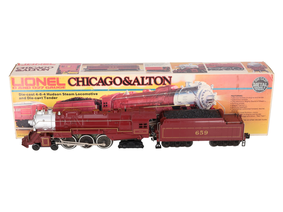Lionel 6-8101 O Gauge Chicago & Alton 4-6-4 Diecast Steam Loco & Tender #659 EX/Box