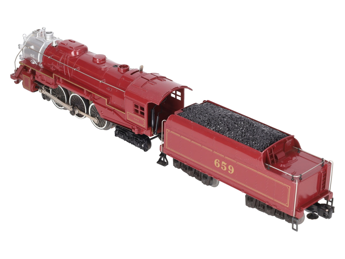 Lionel 6-8101 O Gauge Chicago & Alton 4-6-4 Diecast Steam Loco & Tender #659 EX/Box
