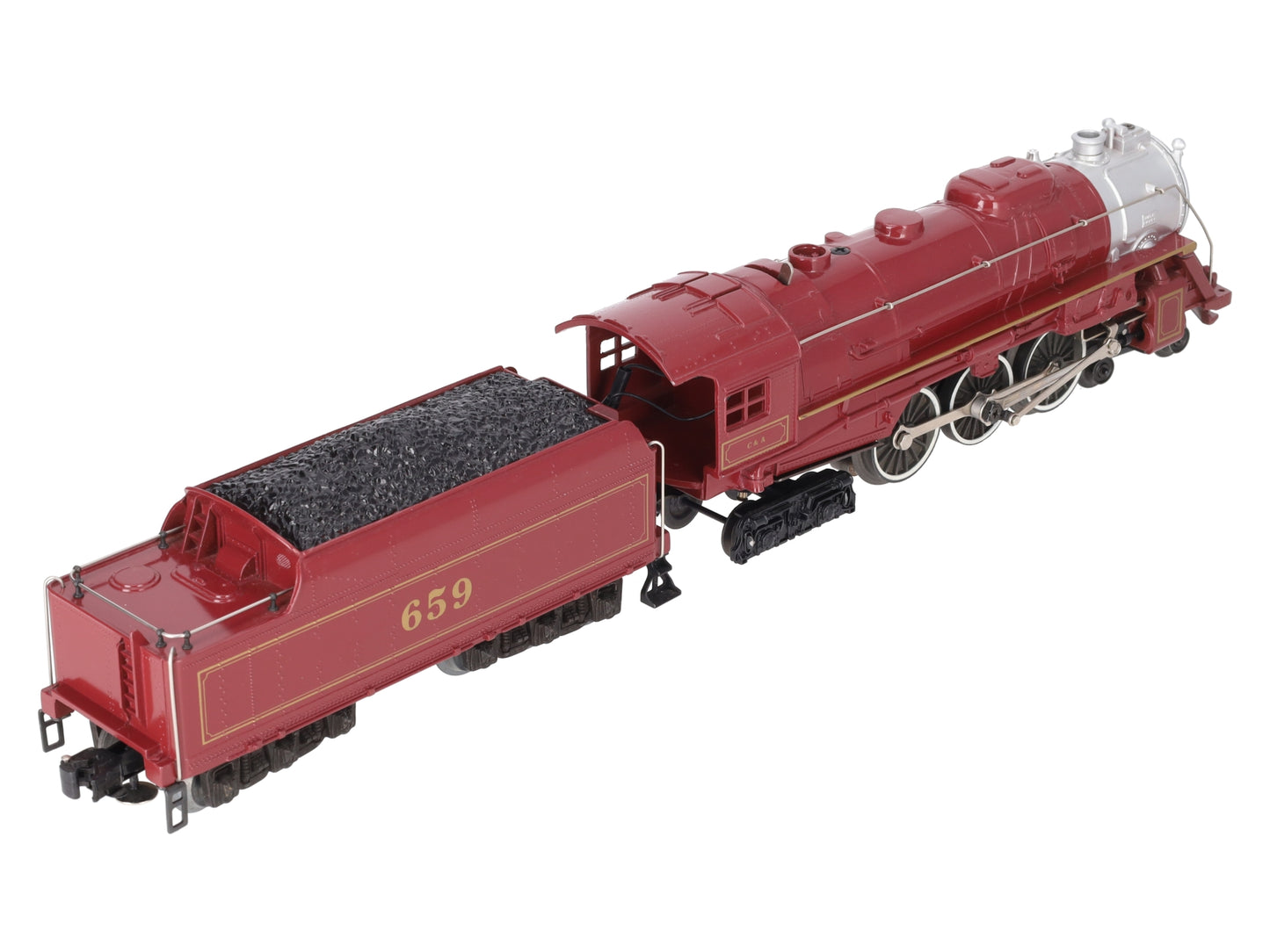 Lionel 6-8101 O Gauge Chicago & Alton 4-6-4 Diecast Steam Loco & Tender #659 EX/Box