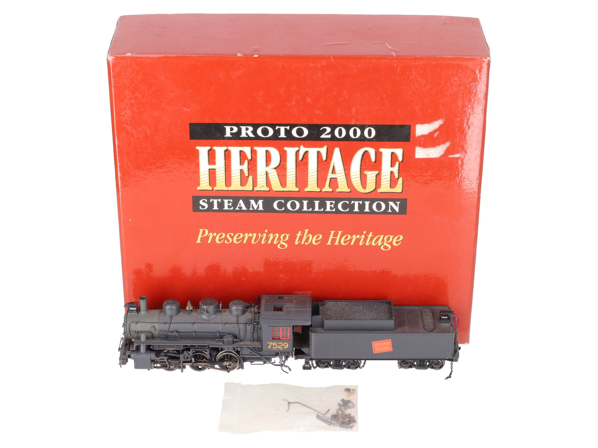 Proto 2000 305112 HO Scale Grand Trunk USRA 0-6-0 Steam Locomotive #7529 VG/Box