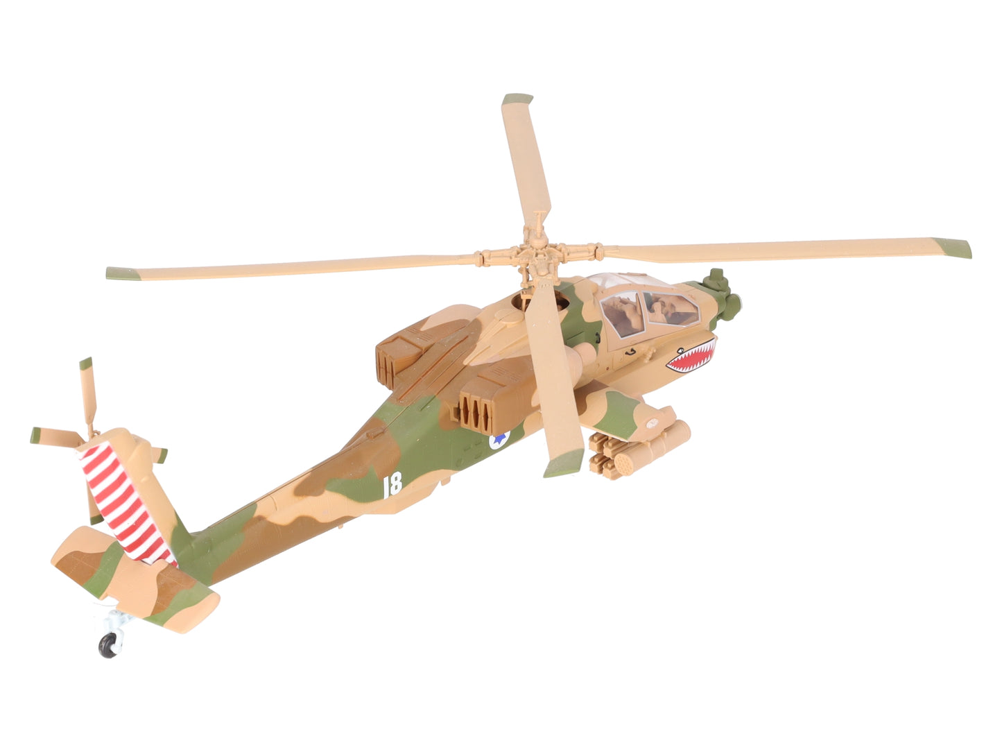 Model Power 6442 1:48 Scale Diecast Israeli Apache AH-64 Helicopter LN/Box