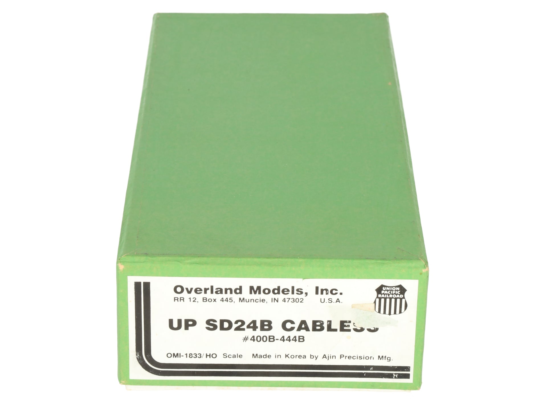 Overland OMI-1833 HO Scale BRASS UP SD24B Cabless Diesel Locomotive - Unpainted EX/Box