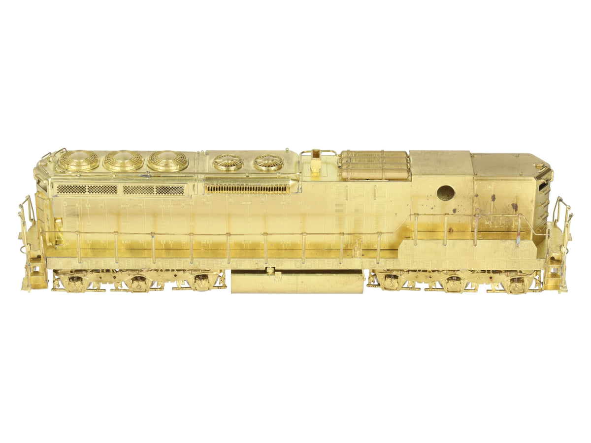 Overland OMI-1833 HO Scale BRASS UP SD24B Cabless Diesel Locomotive - Unpainted EX/Box