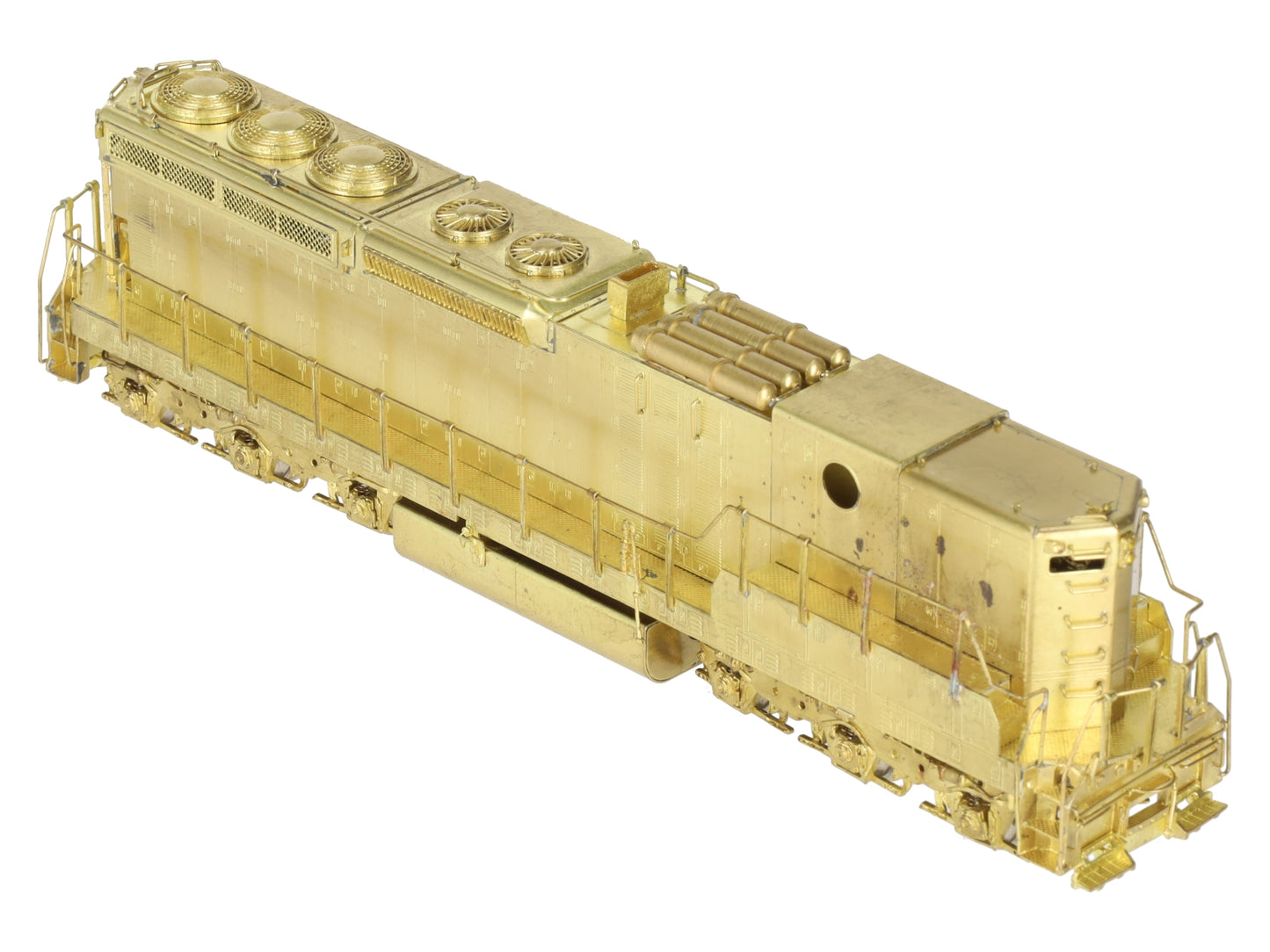 Overland OMI-1833 HO Scale BRASS UP SD24B Cabless Diesel Locomotive - Unpainted EX/Box
