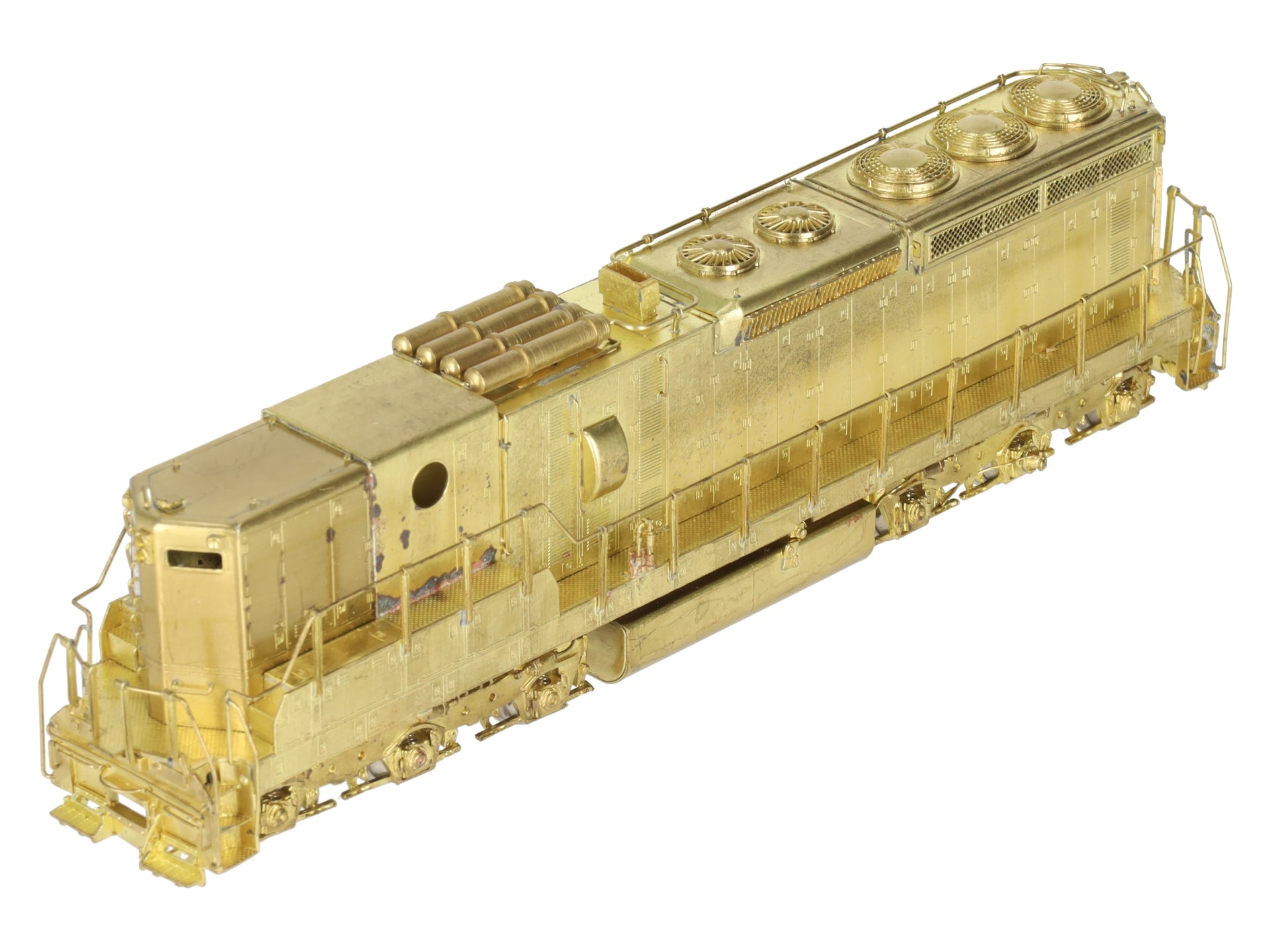 Overland OMI-1833 HO Scale BRASS UP SD24B Cabless Diesel Locomotive - Unpainted EX/Box