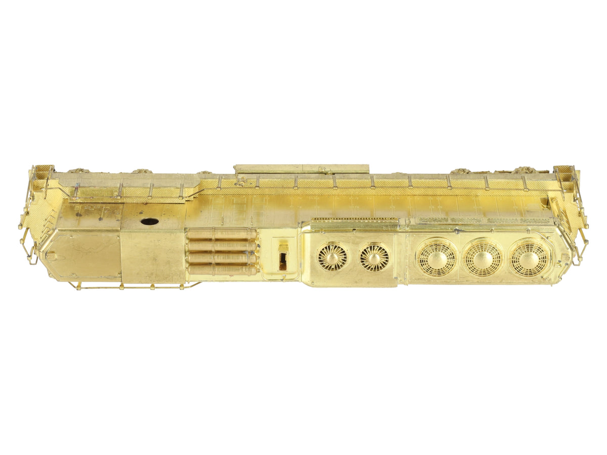 Overland OMI-1833 HO Scale BRASS UP SD24B Cabless Diesel Locomotive - Unpainted EX/Box