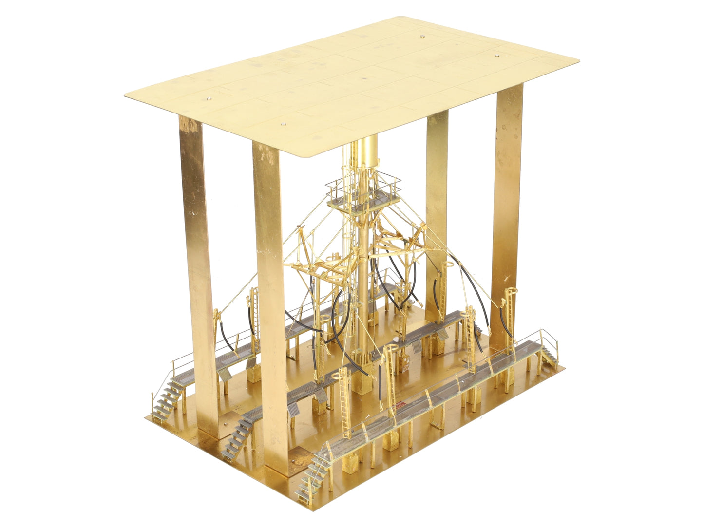 Overland HO BRASS 10-Ton Double Sand Tower -Unpainted EX/Box