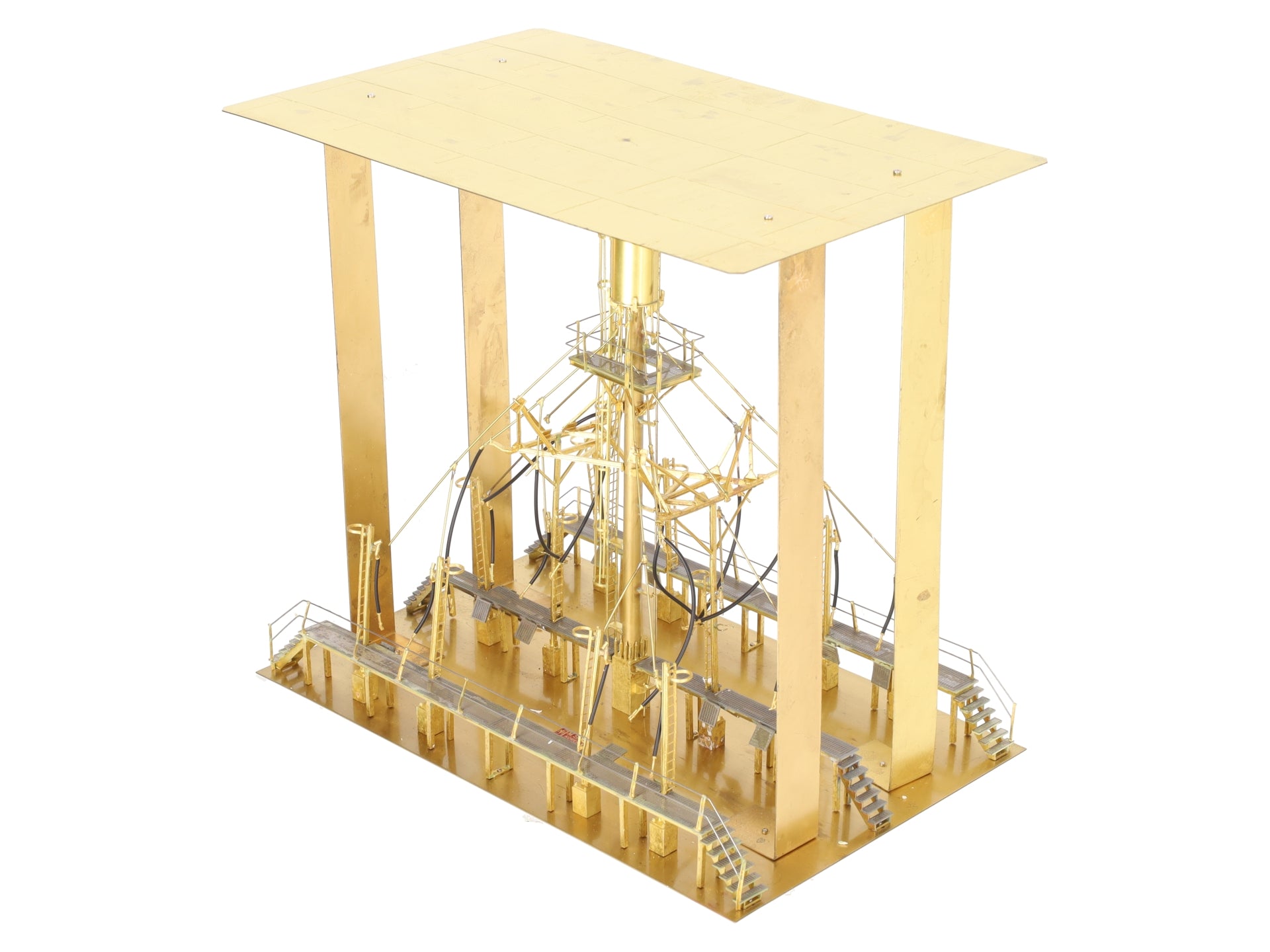 Overland HO BRASS 10-Ton Double Sand Tower -Unpainted EX/Box