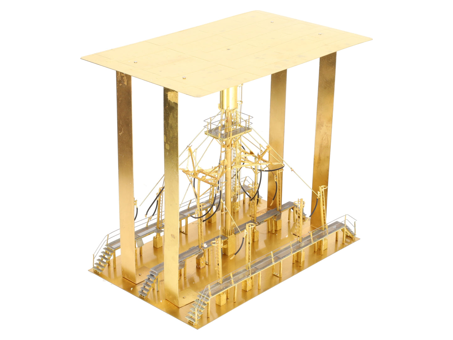 Overland HO BRASS 10-Ton Double Sand Tower -Unpainted EX/Box