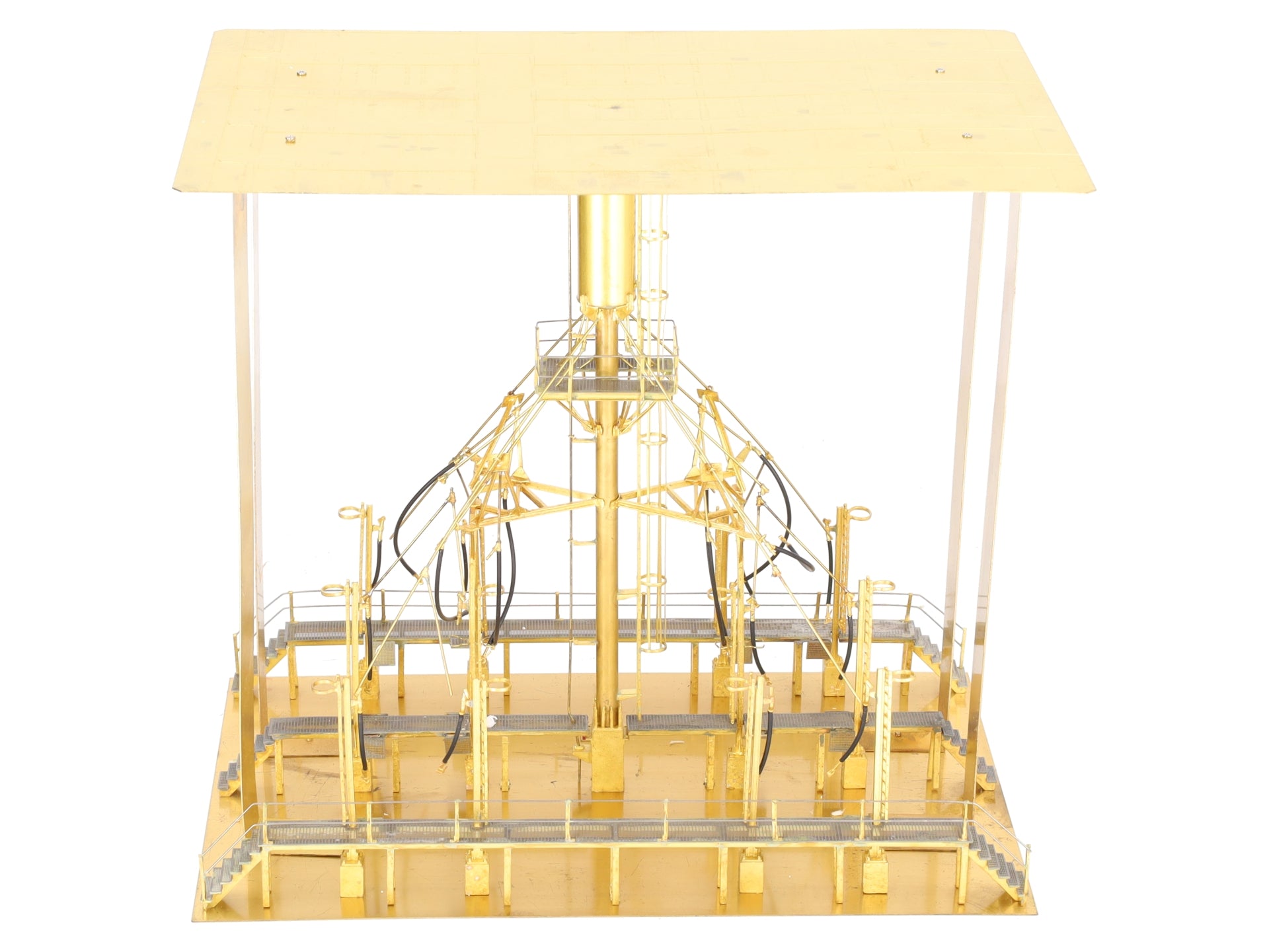 Overland HO BRASS 10-Ton Double Sand Tower -Unpainted EX/Box