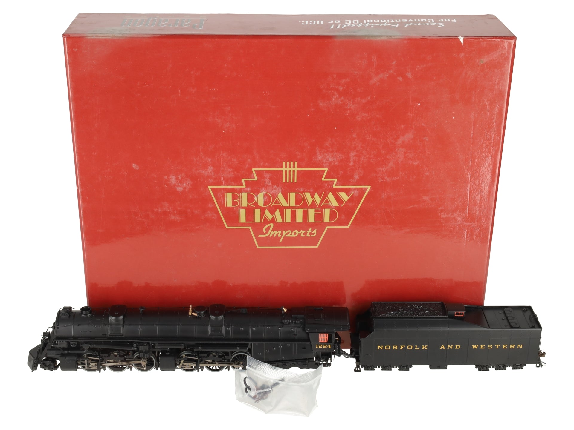 Broadway Limited 014 HO N&W Class A 2-6-6-4 Steam Locomotive #1224 w/ DCC & Snd EX/Box