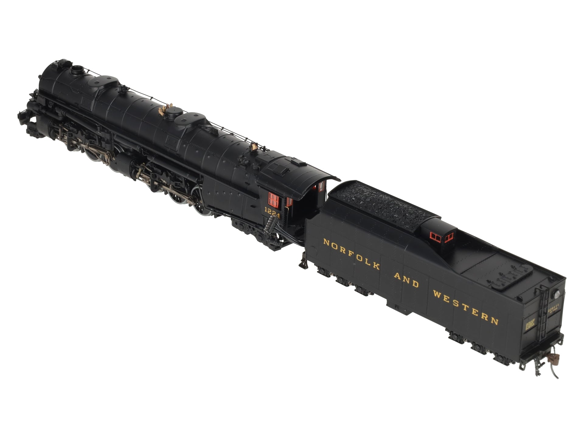 Broadway Limited 014 HO N&W Class A 2-6-6-4 Steam Locomotive #1224 w/ DCC & Snd EX/Box