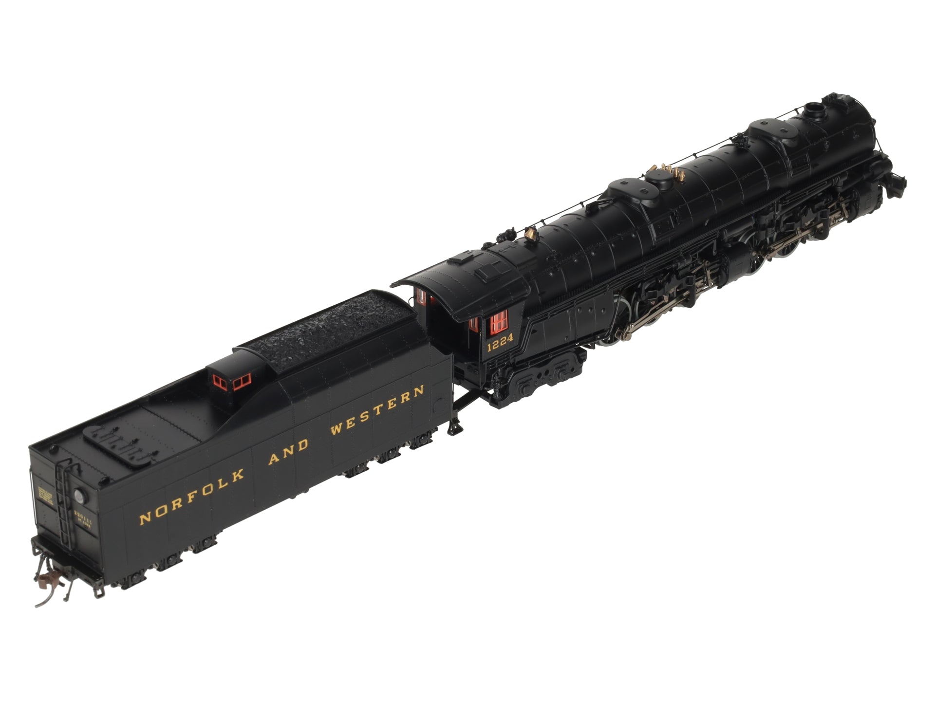Broadway Limited 014 HO N&W Class A 2-6-6-4 Steam Locomotive #1224 w/ DCC & Snd EX/Box