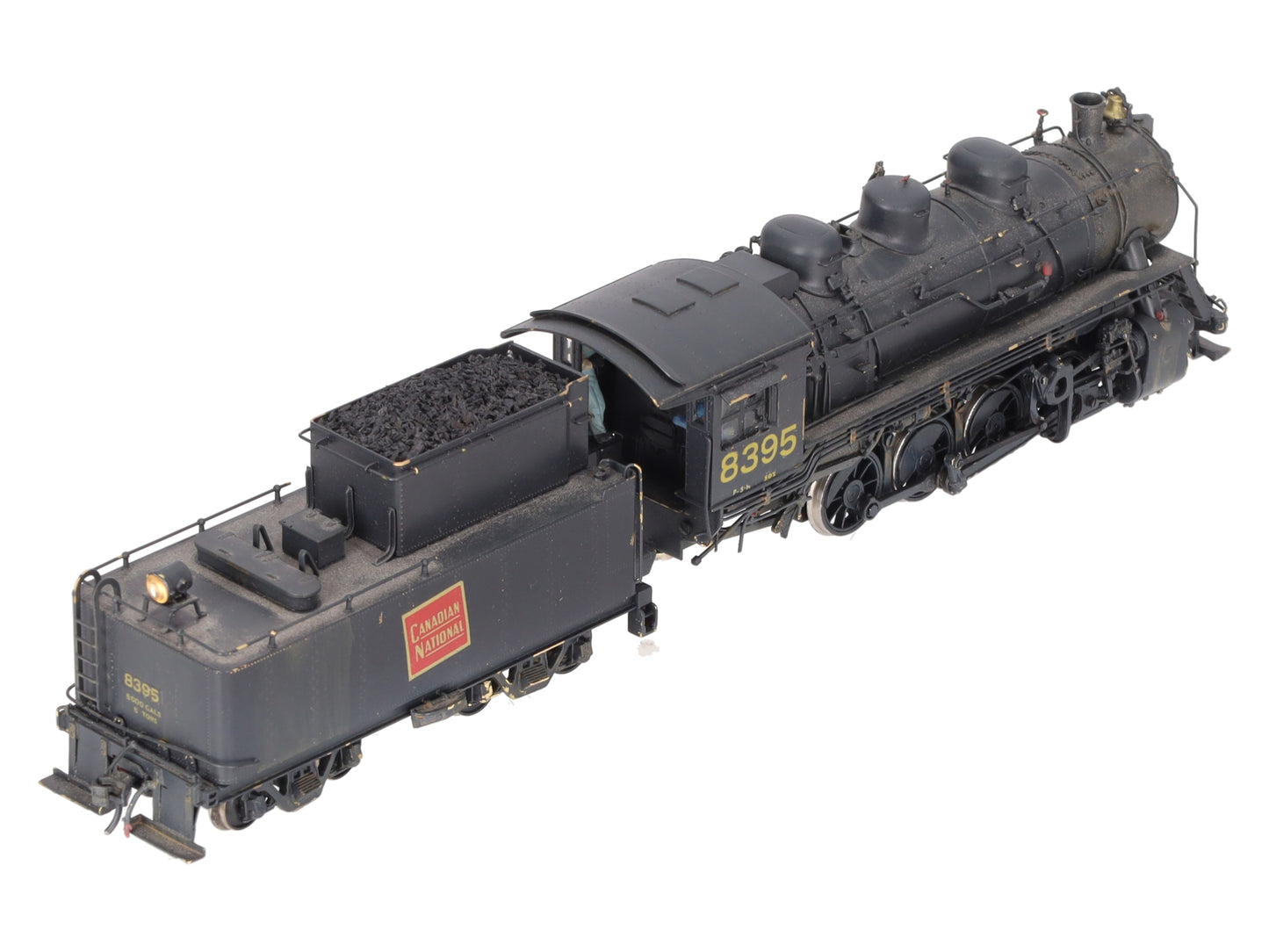 Samhongsa HO Brass Canadian National 0-8-0 Steam Locomotive & Tender #8395