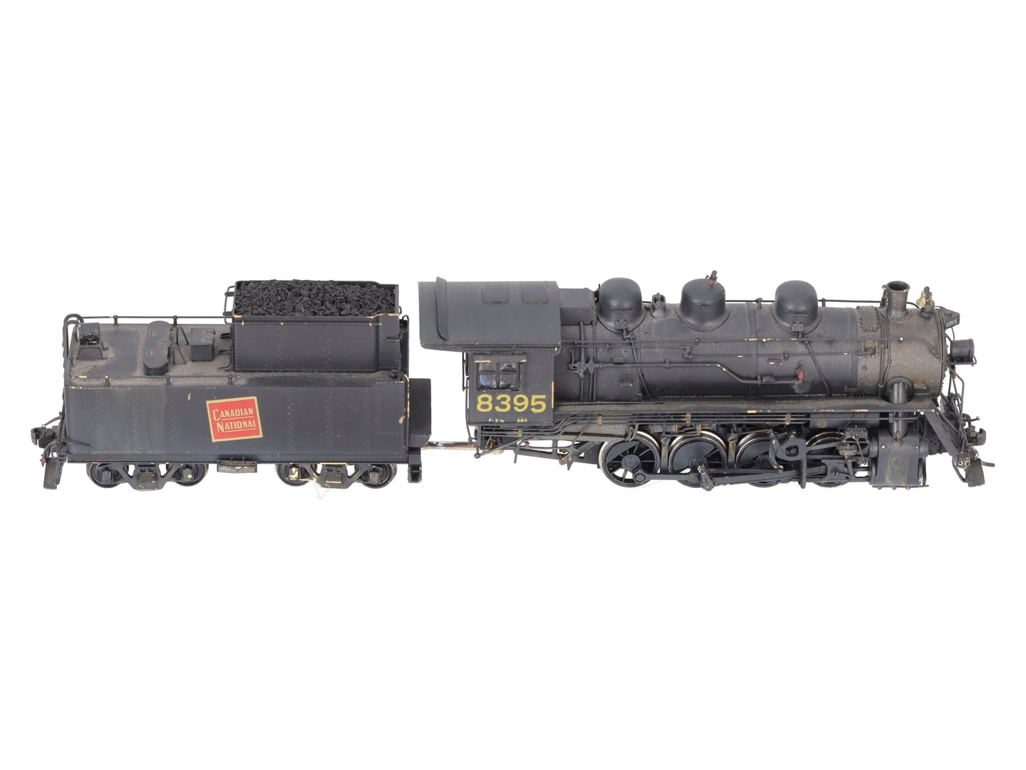 Samhongsa HO Brass Canadian National 0-8-0 Steam Locomotive & Tender #8395