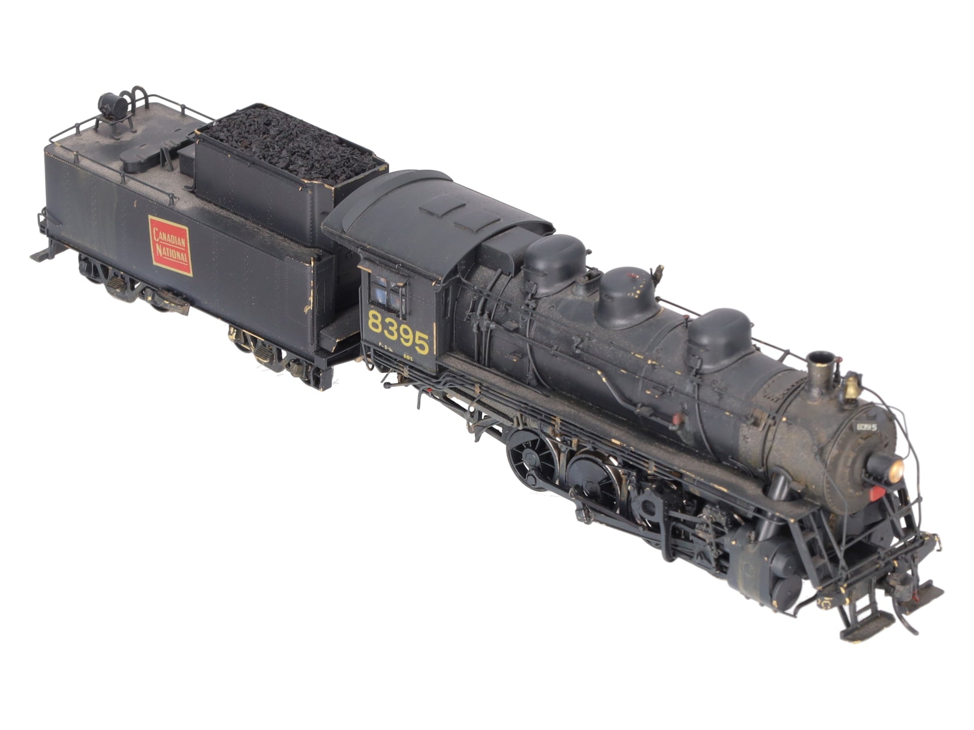 Samhongsa HO Brass Canadian National 0-8-0 Steam Locomotive & Tender #8395