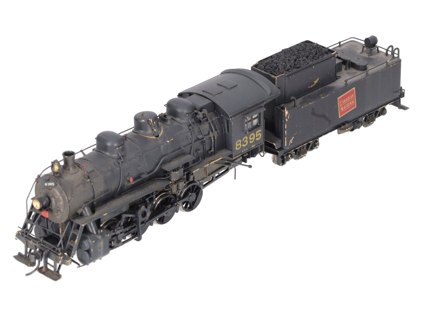 Samhongsa HO Brass Canadian National 0-8-0 Steam Locomotive & Tender #8395