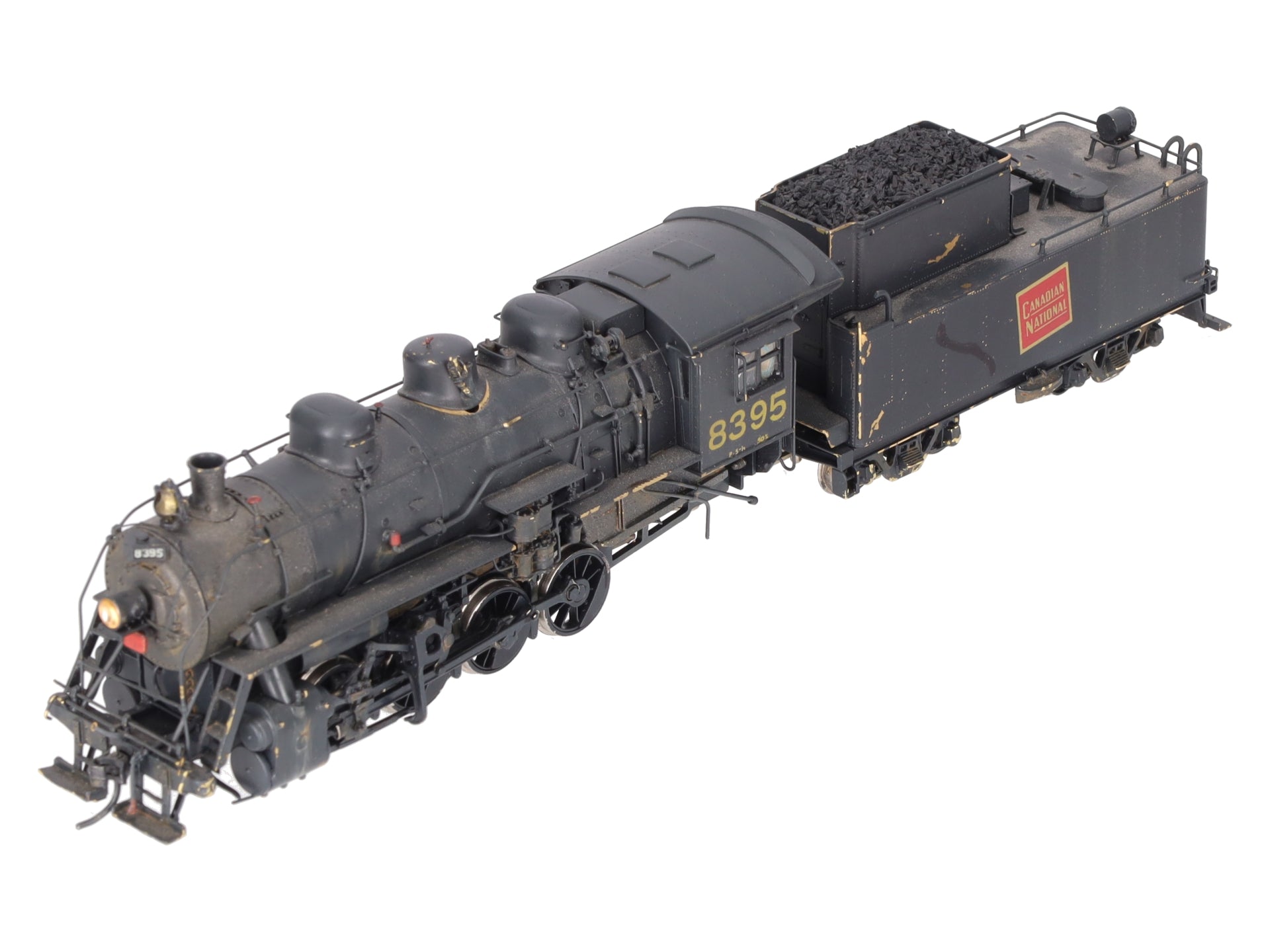 Samhongsa HO Brass Canadian National 0-8-0 Steam Locomotive & Tender #8395