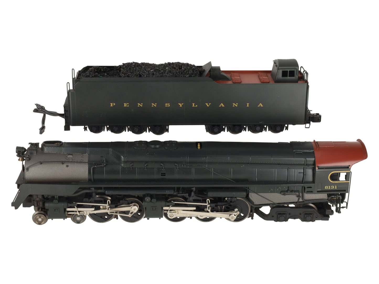 3rd Rail 6131 Brass PRR 4-4-6-4 Q-2 Duplex Steam Loco and Tender - 3 Rail EX/Box