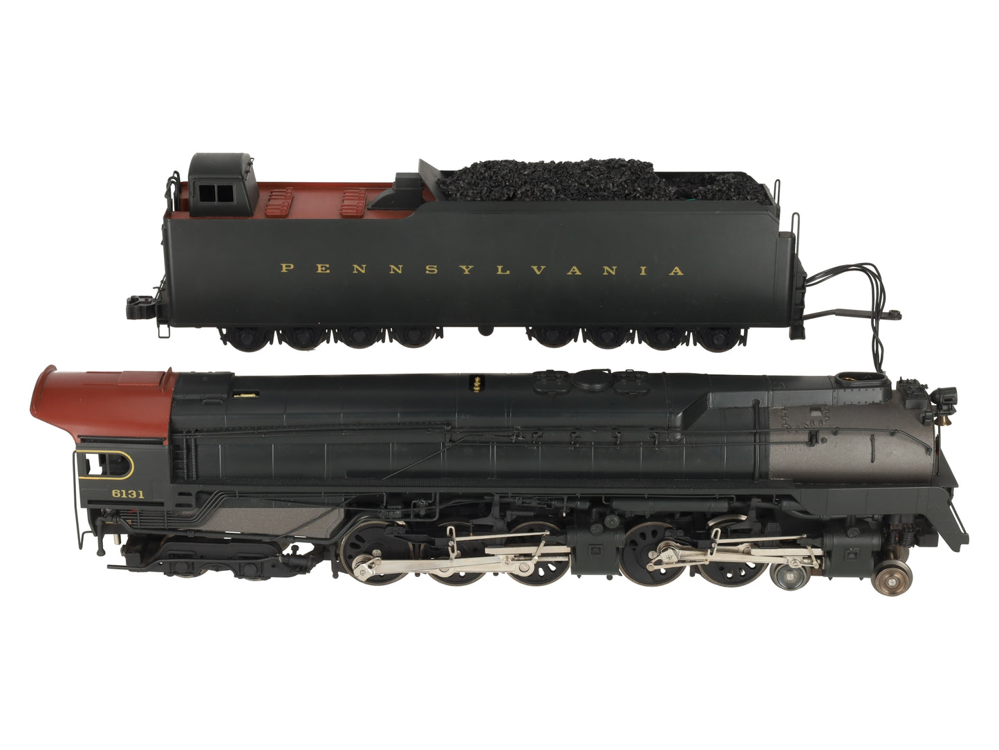3rd Rail 6131 Brass PRR 4-4-6-4 Q-2 Duplex Steam Loco and Tender - 3 Rail EX/Box