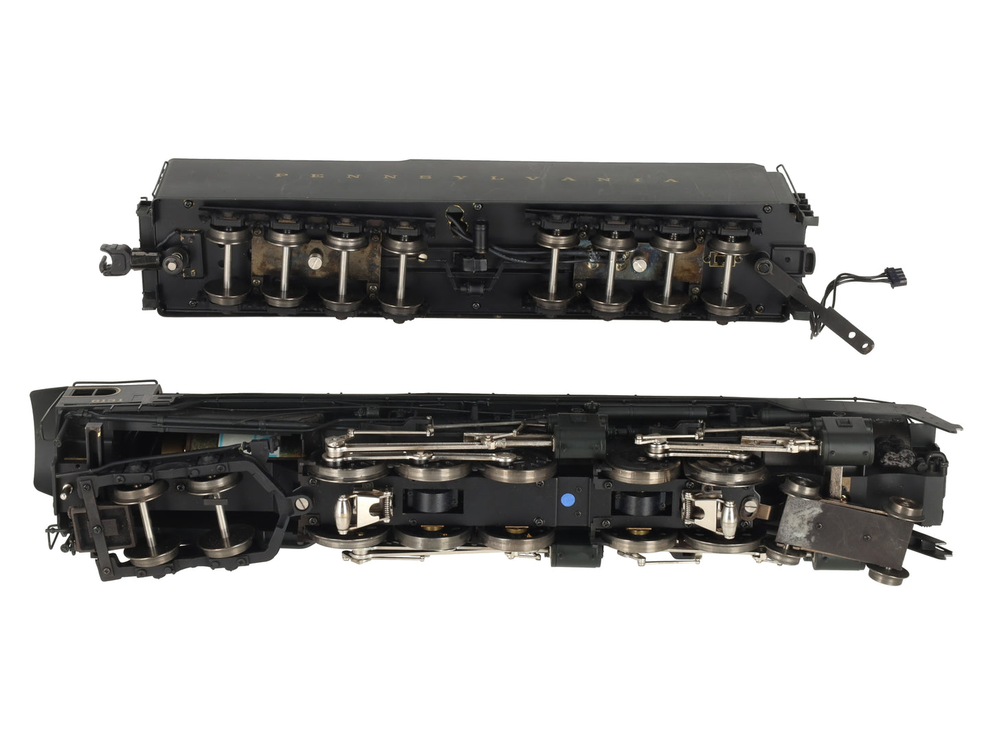 3rd Rail 6131 Brass PRR 4-4-6-4 Q-2 Duplex Steam Loco and Tender - 3 Rail EX/Box