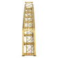 Overland 3341 HO Brass 175' Riveted Curved Chord Single Track Pin Conn. Bridge EX/Box