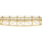 Overland 3341 HO Brass 175' Riveted Curved Chord Single Track Pin Conn. Bridge EX/Box