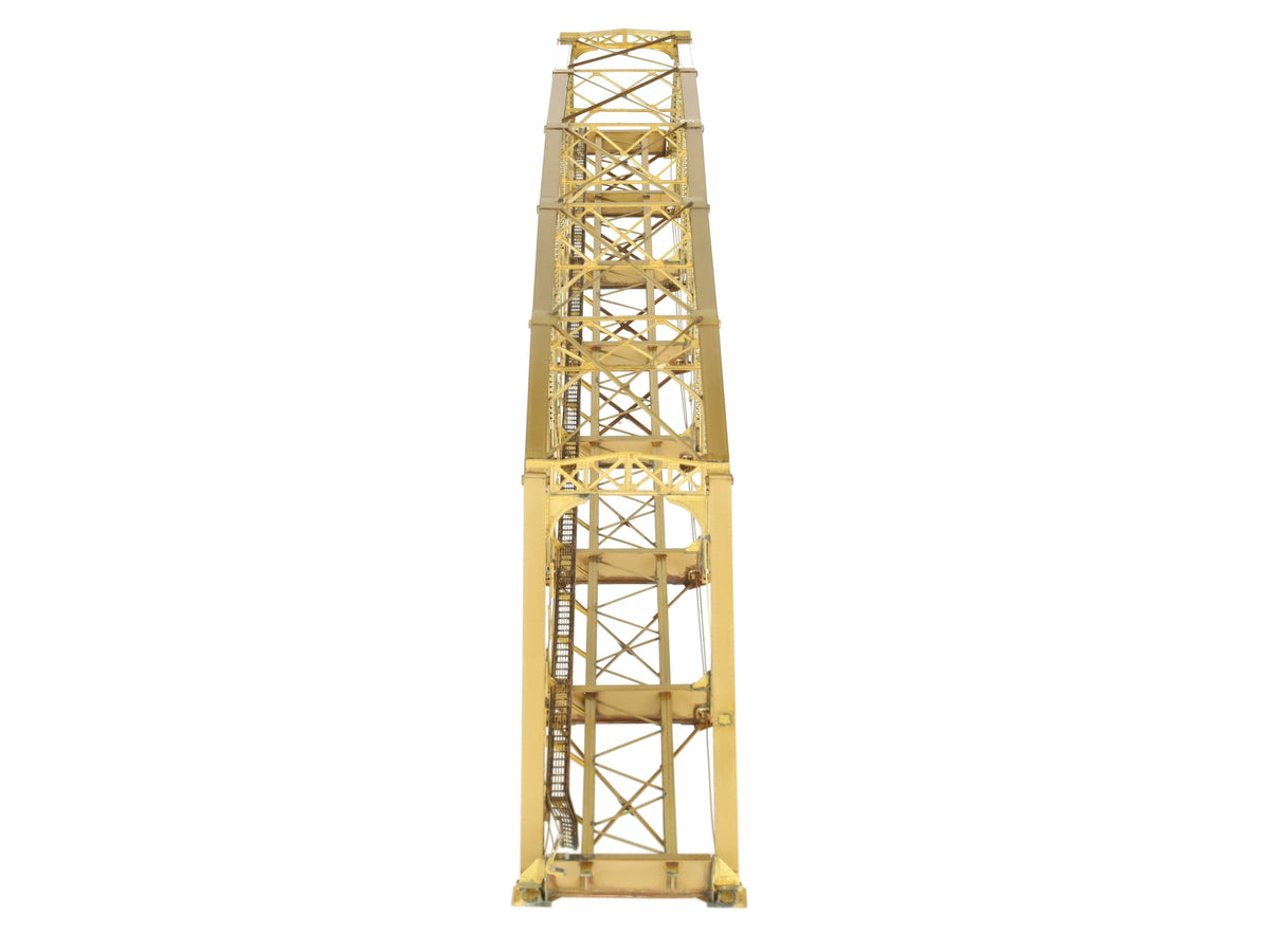 Overland 3341 HO Brass 175' Riveted Curved Chord Single Track Pin Conn. Bridge EX/Box
