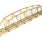 Overland 3341 HO Brass 175' Riveted Curved Chord Single Track Pin Conn. Bridge EX/Box