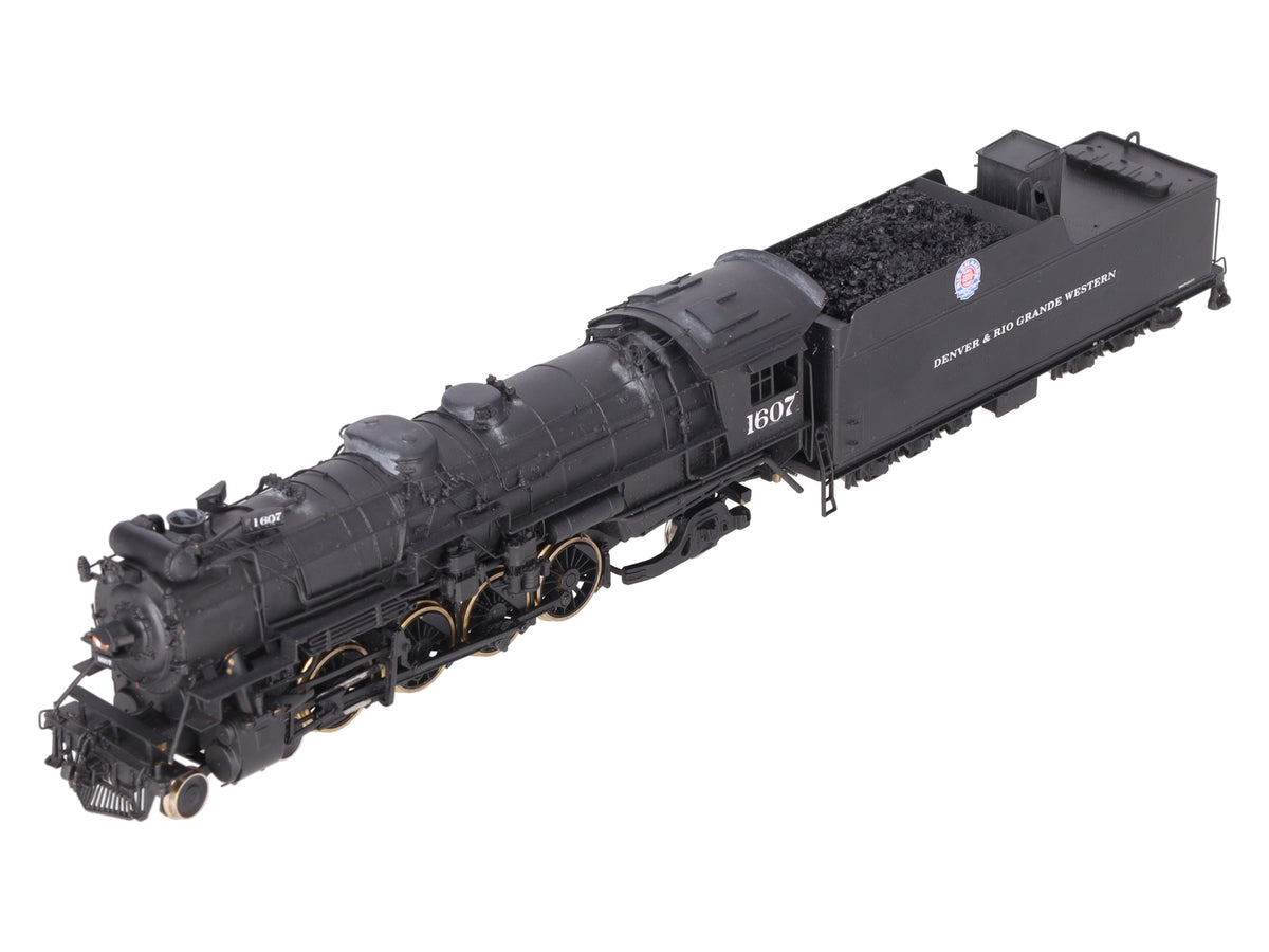 Key Imports HO BRASS D&RGW M-75 4-8-2 Elesco Steam Loco/Tender - Painted/Box