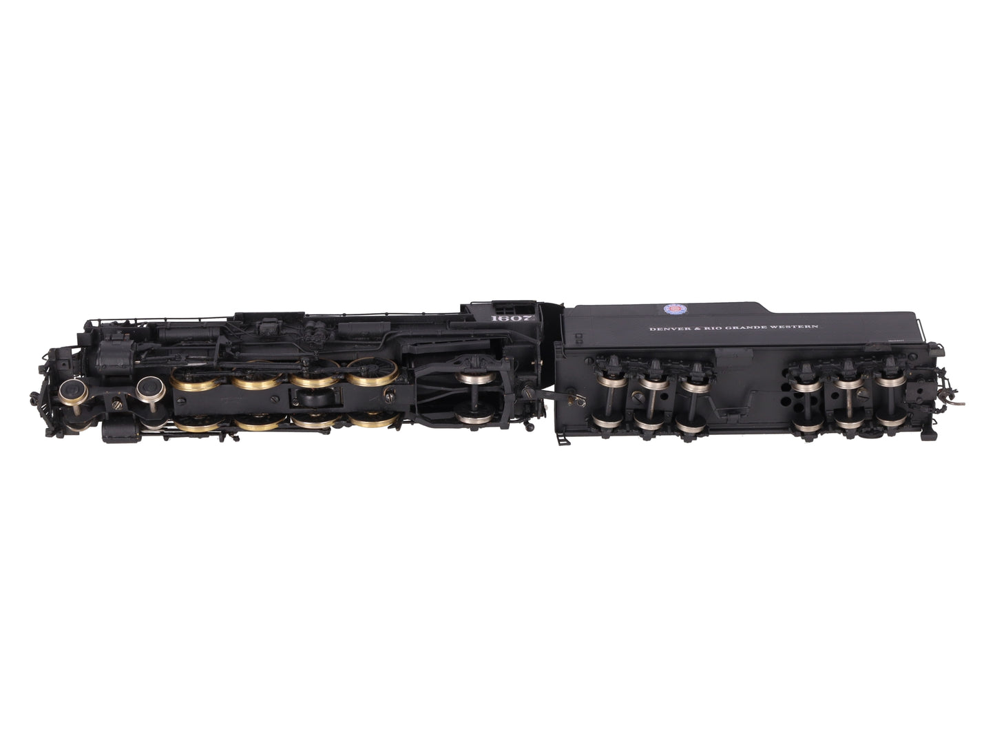 Key Imports HO BRASS D&RGW M-75 4-8-2 Elesco Steam Loco/Tender - Painted/Box