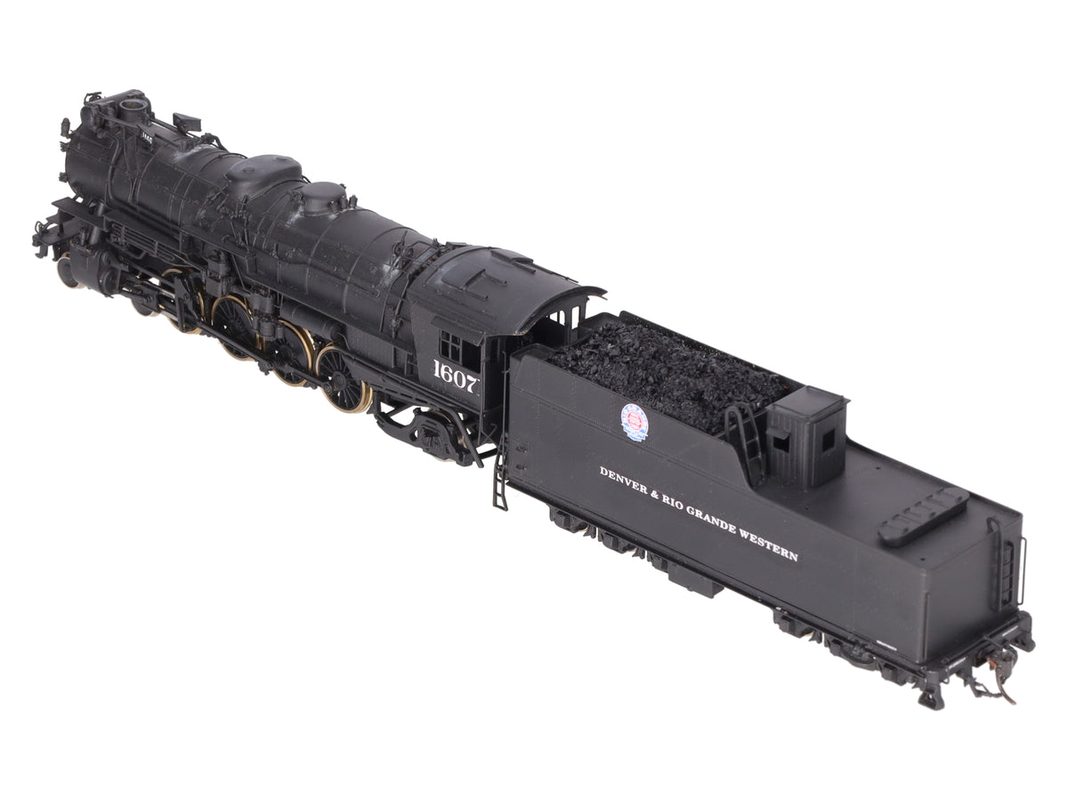 Key Imports HO BRASS D&RGW M-75 4-8-2 Elesco Steam Loco/Tender - Painted/Box
