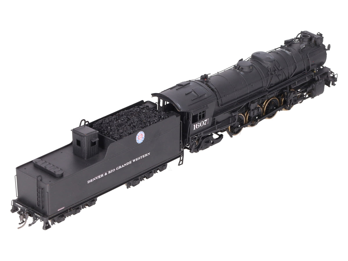 Key Imports HO BRASS D&RGW M-75 4-8-2 Elesco Steam Loco/Tender - Painted/Box