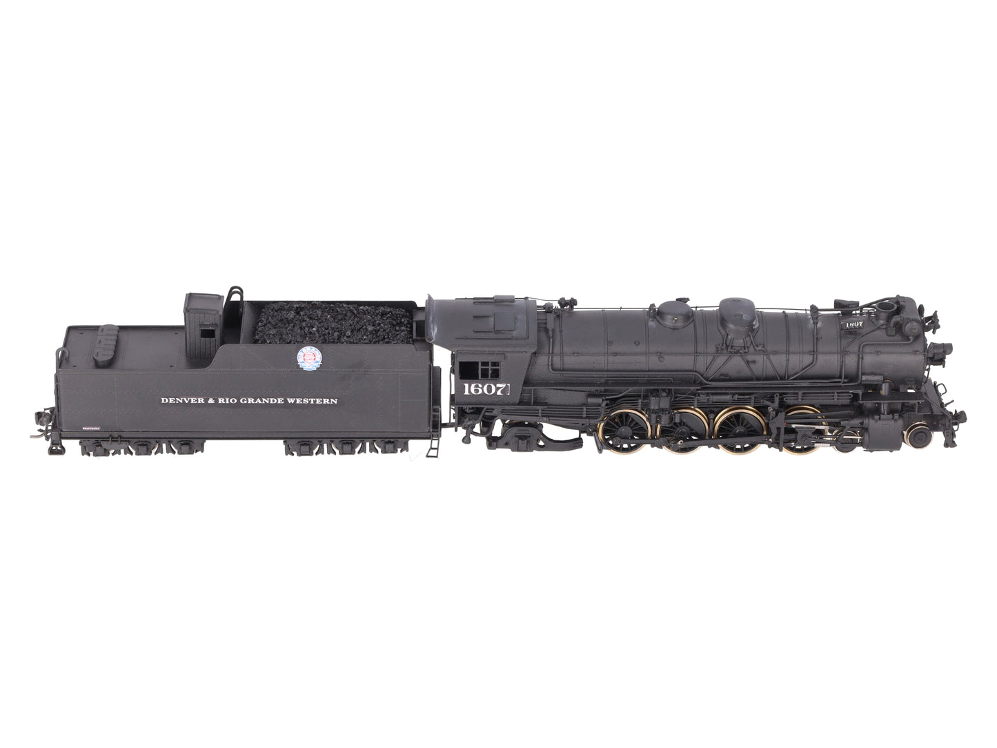 Key Imports HO BRASS D&RGW M-75 4-8-2 Elesco Steam Loco/Tender - Painted/Box