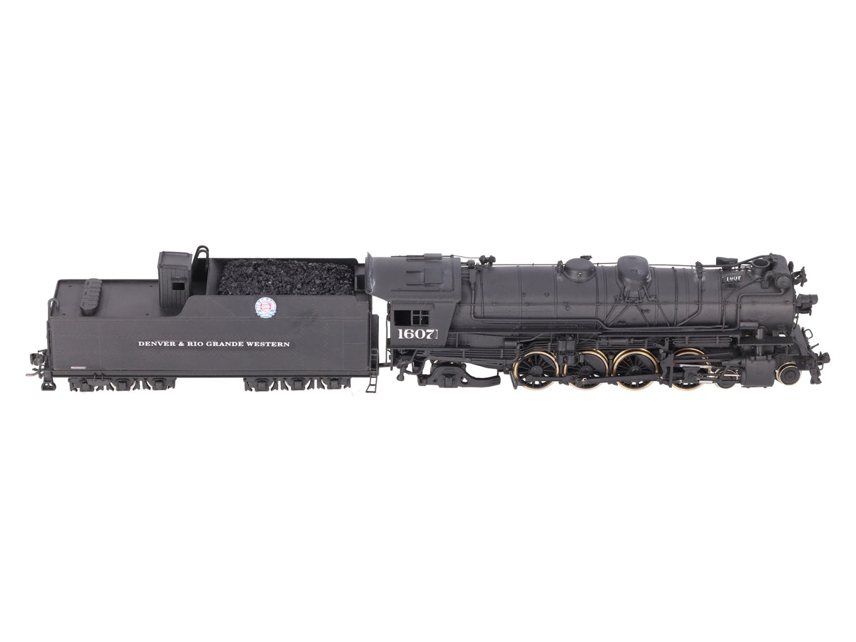 Key Imports HO BRASS D&RGW M-75 4-8-2 Elesco Steam Loco/Tender - Painted/Box