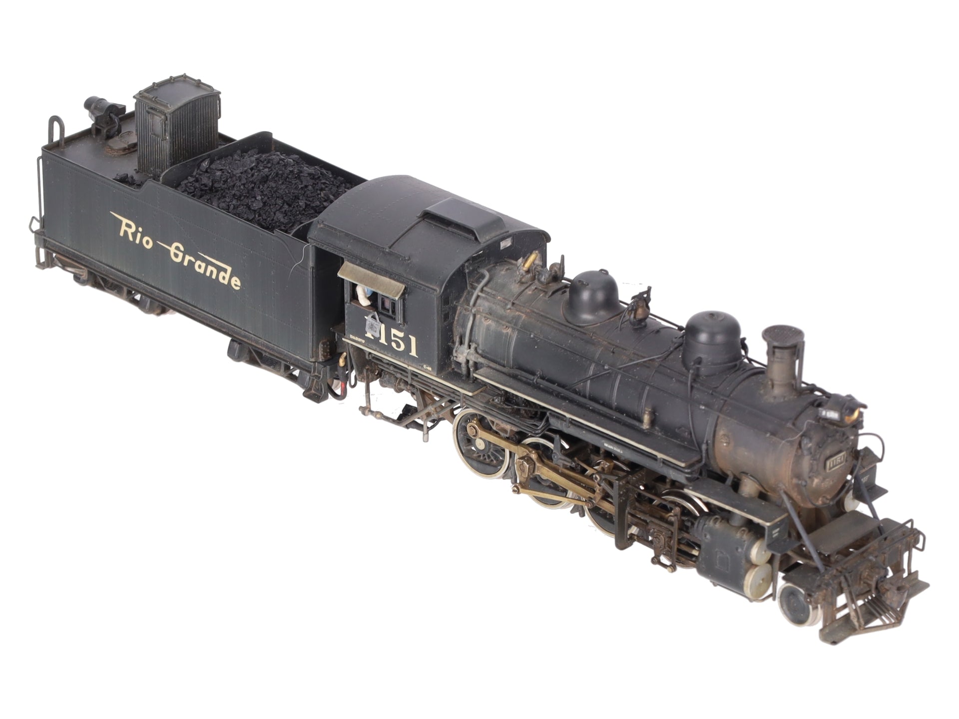 Key Imports HO Scale Denver & Rio Grande Western 2-8-0 C-48 Class Loco #1151 EX/Box