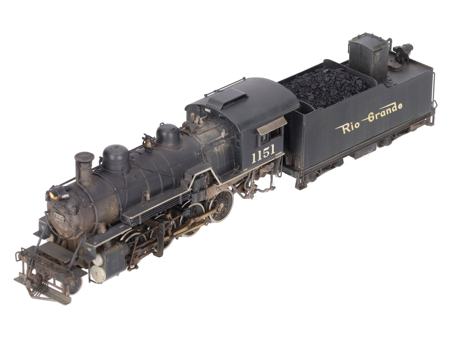 Key Imports HO Scale Denver & Rio Grande Western 2-8-0 C-48 Class Loco #1151 EX/Box