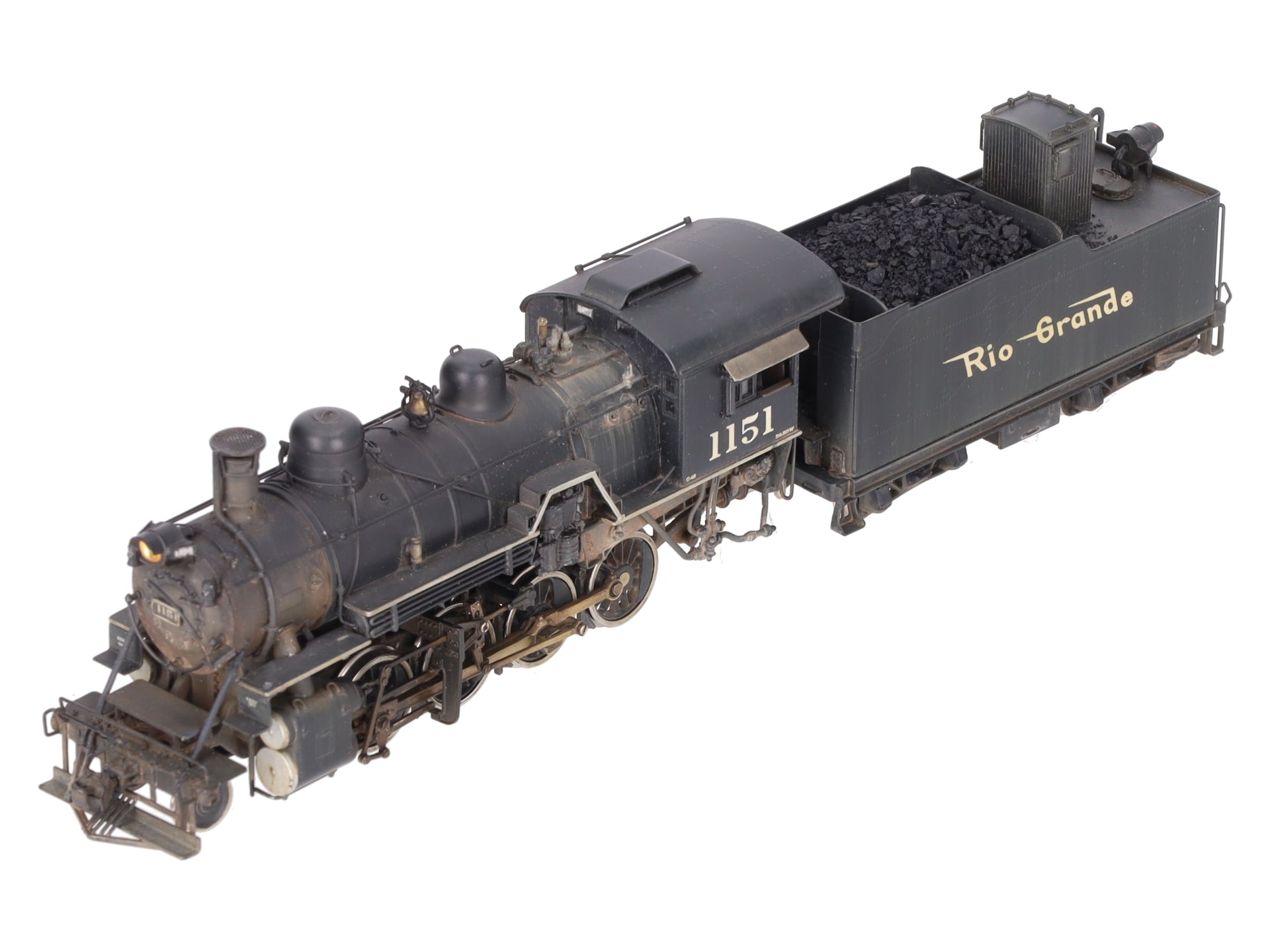 Key Imports HO Scale Denver & Rio Grande Western 2-8-0 C-48 Class Loco #1151 EX/Box