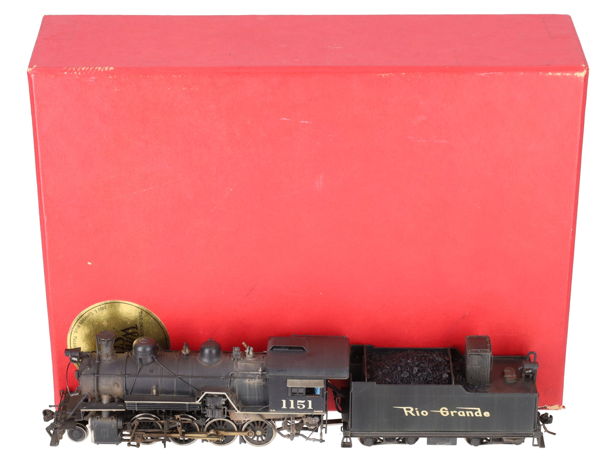 Key Imports HO Scale Denver & Rio Grande Western 2-8-0 C-48 Class Loco #1151 EX/Box
