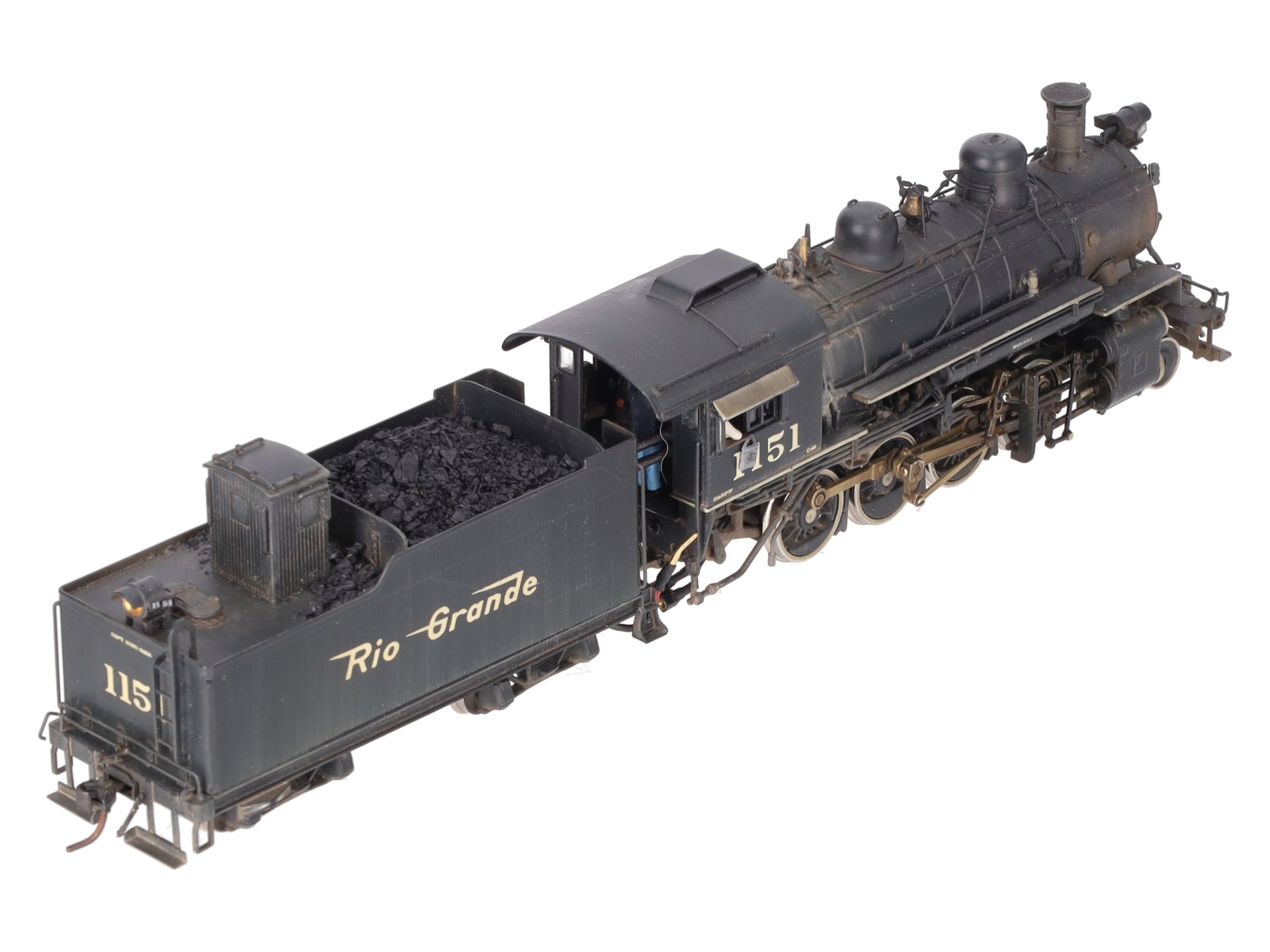 Key Imports HO Scale Denver & Rio Grande Western 2-8-0 C-48 Class Loco #1151 EX/Box
