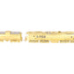 Overland OMI-5856 HO BRASS UP Veranda Turbine w/ Auxiliary Tender - Unpainted EX/Box