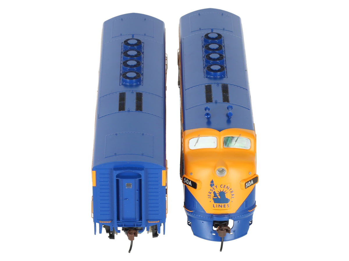 Athearn G2537AB HO Jersey Central Lines F-3AB Powered Diesel Locomotive #50A EX